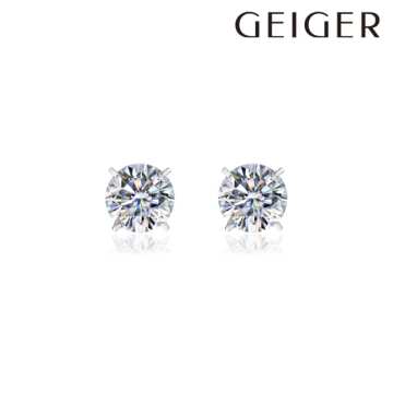 14K 베이직 1부 모이사나이트 귀걸이 GI14EE505