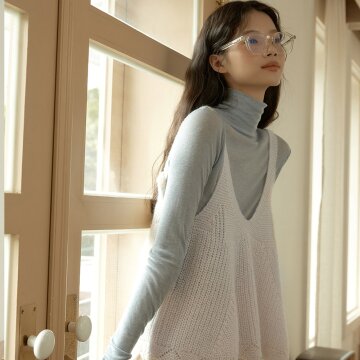 모헤어 뷔스티에 _크림 1종