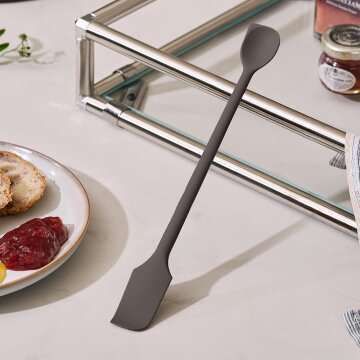 바겐슈타이거 플래티넘 실리콘 투웨이 스패츌라 스푼 다크 그레이