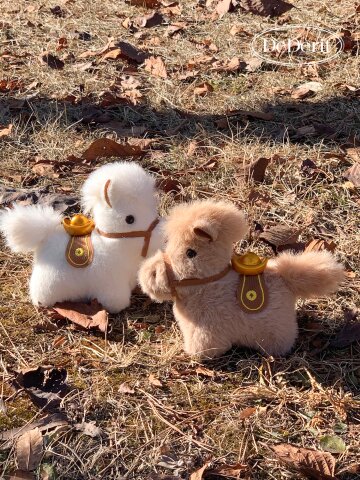 데데리트 귀여운 동물 아기 조랑말 인형 키링 붉은 말 신년 새해 행운 말띠 가방 키홀더 설날 생일 친구 커플 선물