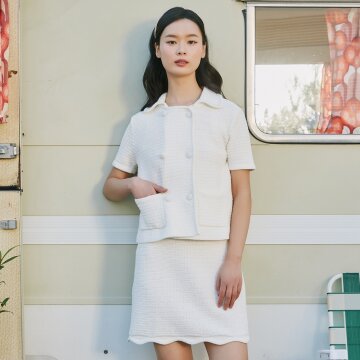 썸머 테입사 스커트 [아이보리] 1종