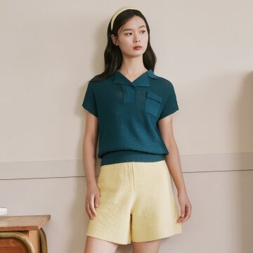 썸머 테입사 하프팬츠 [옐로우] 1종