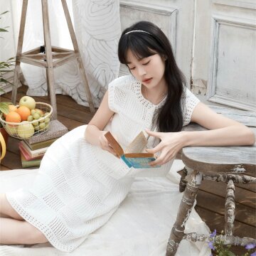 [SET] 크로셰 썸머 니트셋업 [아이보리]