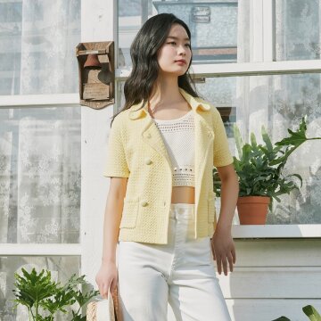 썸머 테입사 자켓 [옐로우] 1종