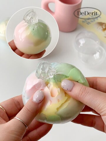 데데리트 왁뿌볼 솜사탕 스퀴시 왁스 뿌시기 sns 틱톡 말랑이 슬라임 스트레스볼 asmr 생일 친구 커플 선물