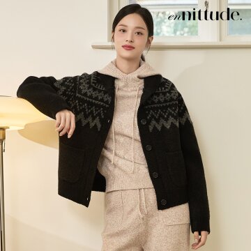 엔니튜드 홀리데이 노르딕 가디건 4종 택1 244NT46