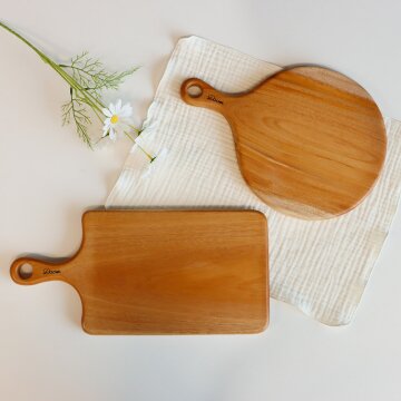 (1+1) 부엌다옴 마호가니 항균 원목도마 2종세트 (D구성)