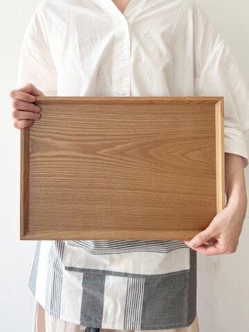 국내제작 원목 트레이 직사각 나무 쟁반 3사이즈
