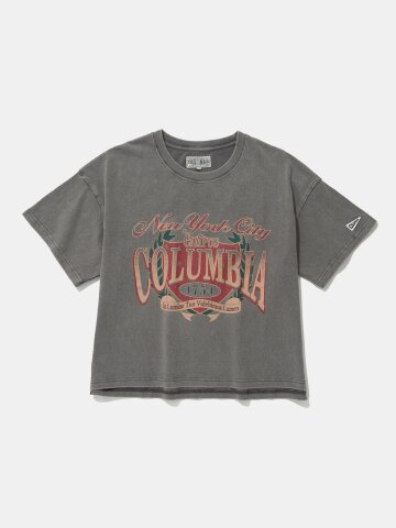 CU CAMPUS MINERAL WASHED WOMEN S/S T-SHIRTS_GRAY