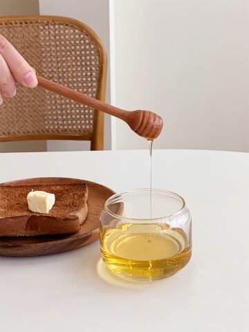 허디니퍼 꿀뜨개 홈카페 원목 꿀 스푼