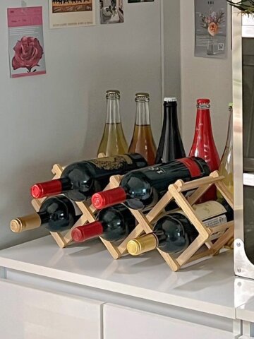우드 원목 와인 거치대 와인 보관함 와인랙
