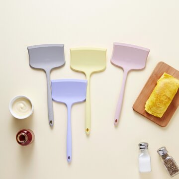 이지실리 계란말이 와이드 실리콘 뒤집개 (4종택1)