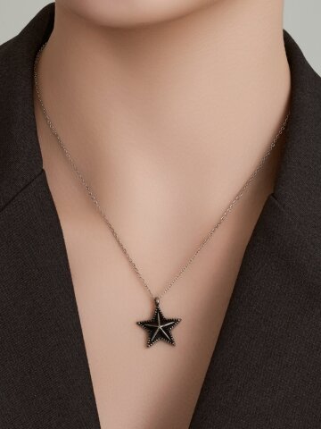 앤틱 별 팬던트 목걸이 LMSTNN007
