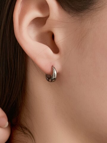 시그니처 물방울 원터치 귀걸이 LMSTEE006