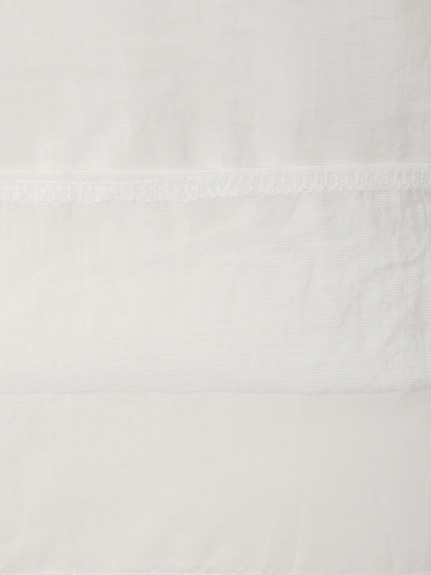 자카드 프릴넥 블라우스 (WHITE)