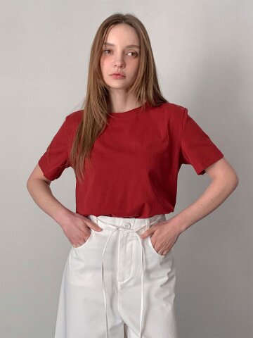 베이직 라운드 반팔 티셔츠 (8colors)