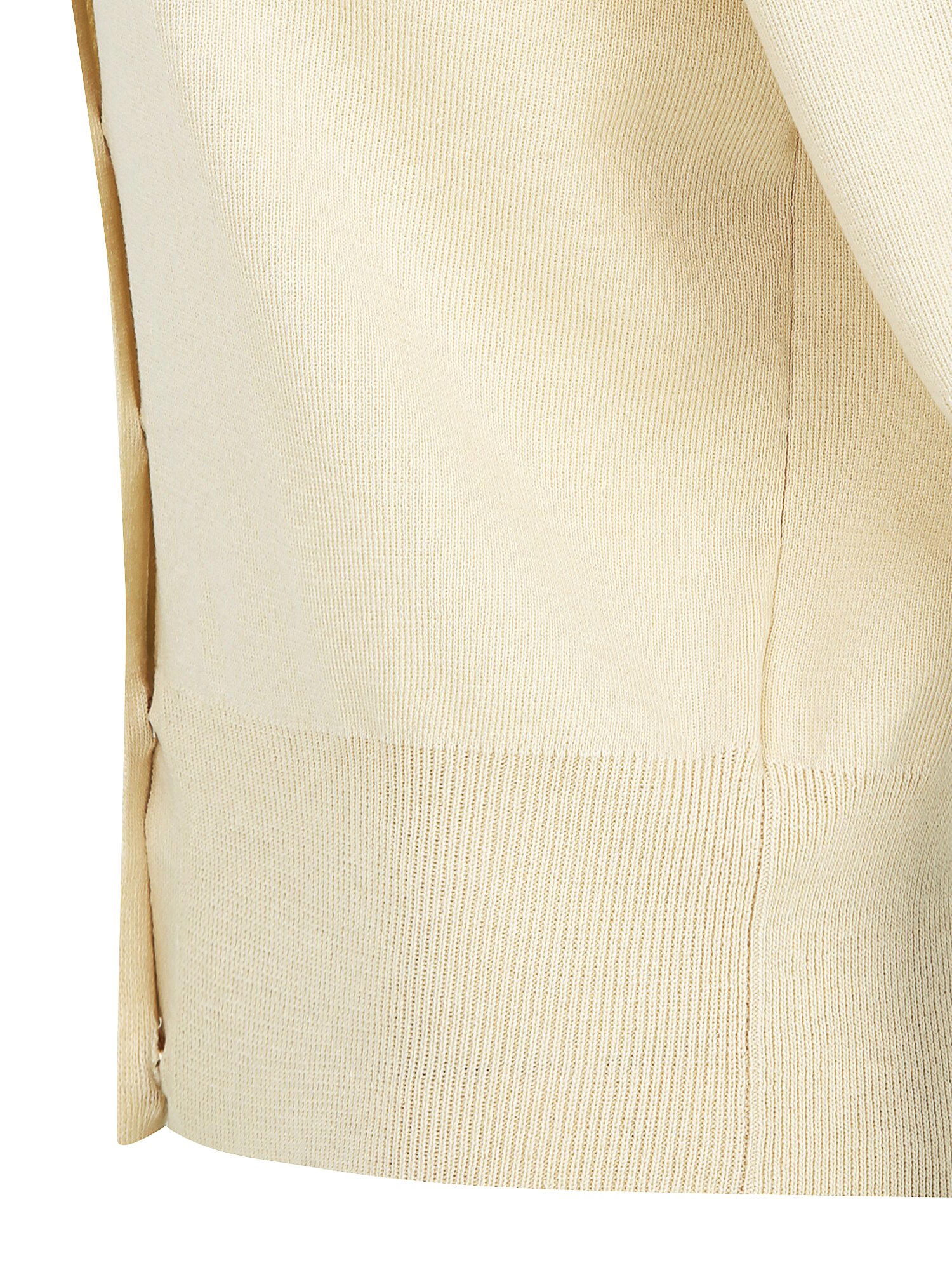 린넨 메탈 버튼 라운드넥 가디건 (CREAM)