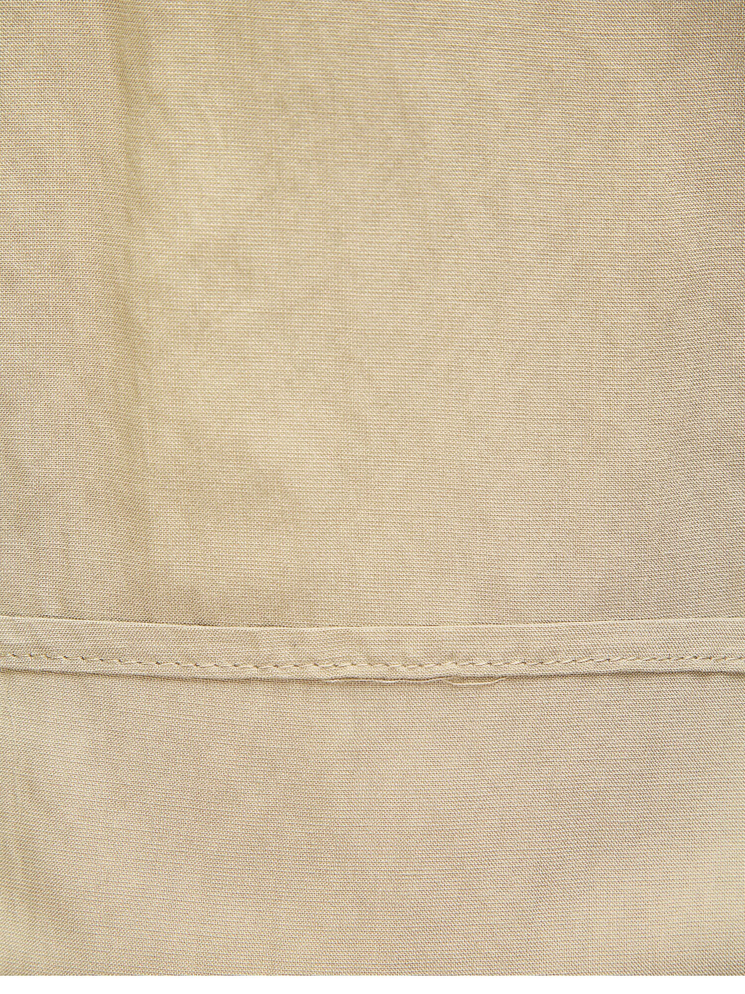 벨티드 백 버튼 플레어 셔츠 원피스 (BEIGE)