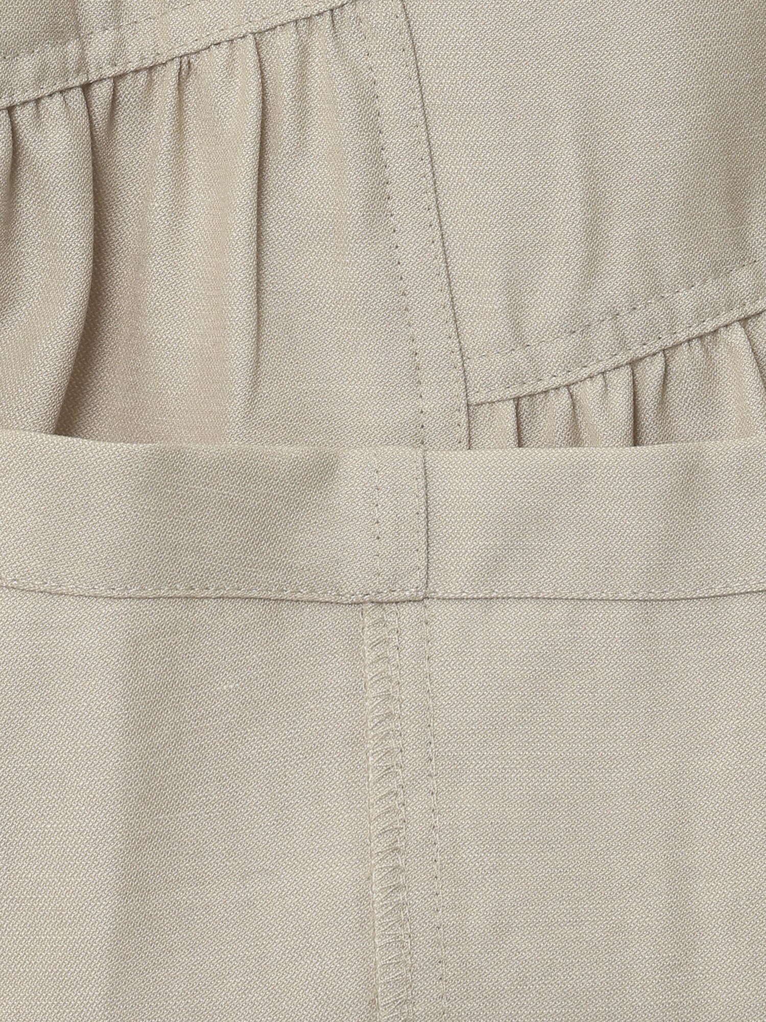 벨티드 셔링 오픈칼라 원피스 (BEIGE)