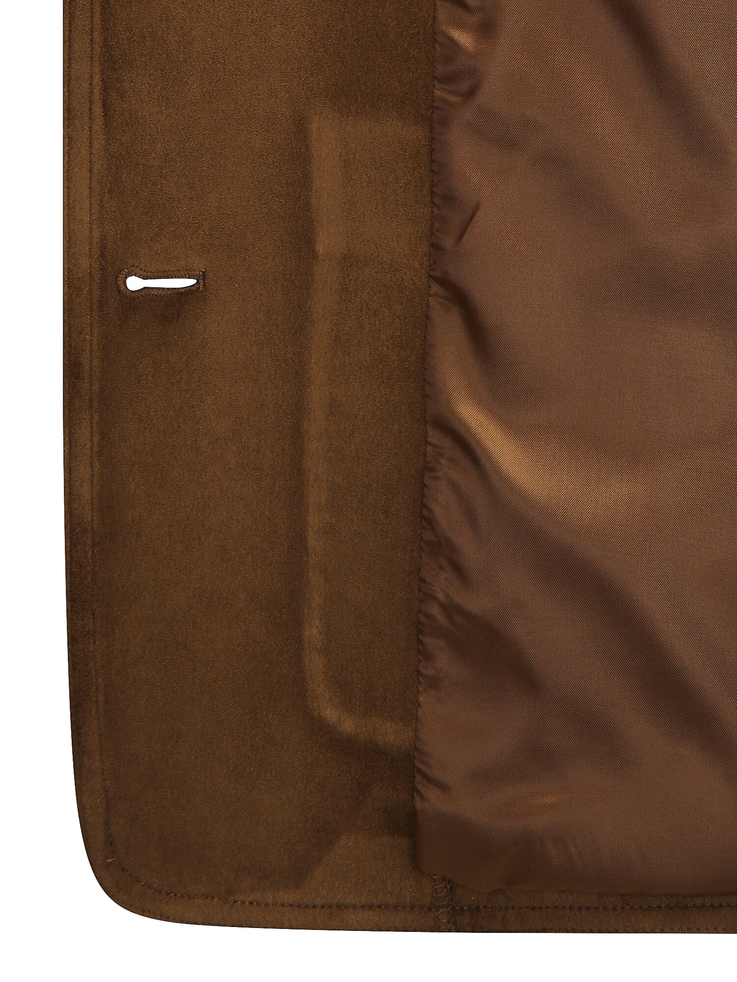 스웨이드 아웃 포켓 싱글 재킷 (BROWN)