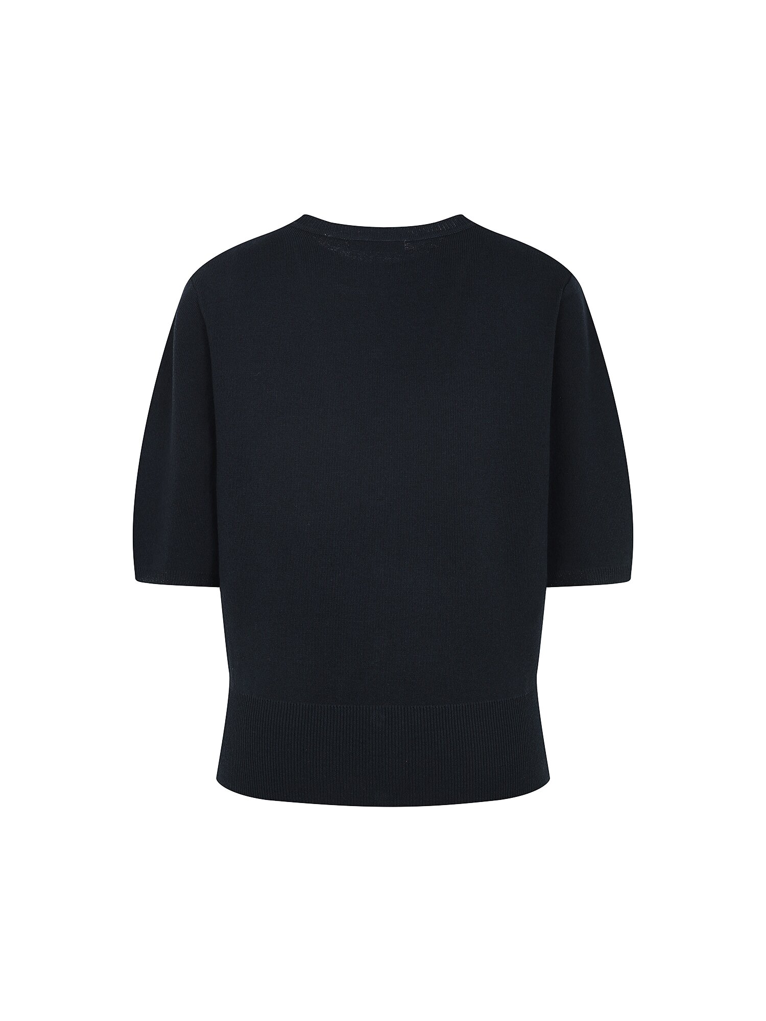 린넨 메탈 버튼 라운드넥 가디건 (NAVY)