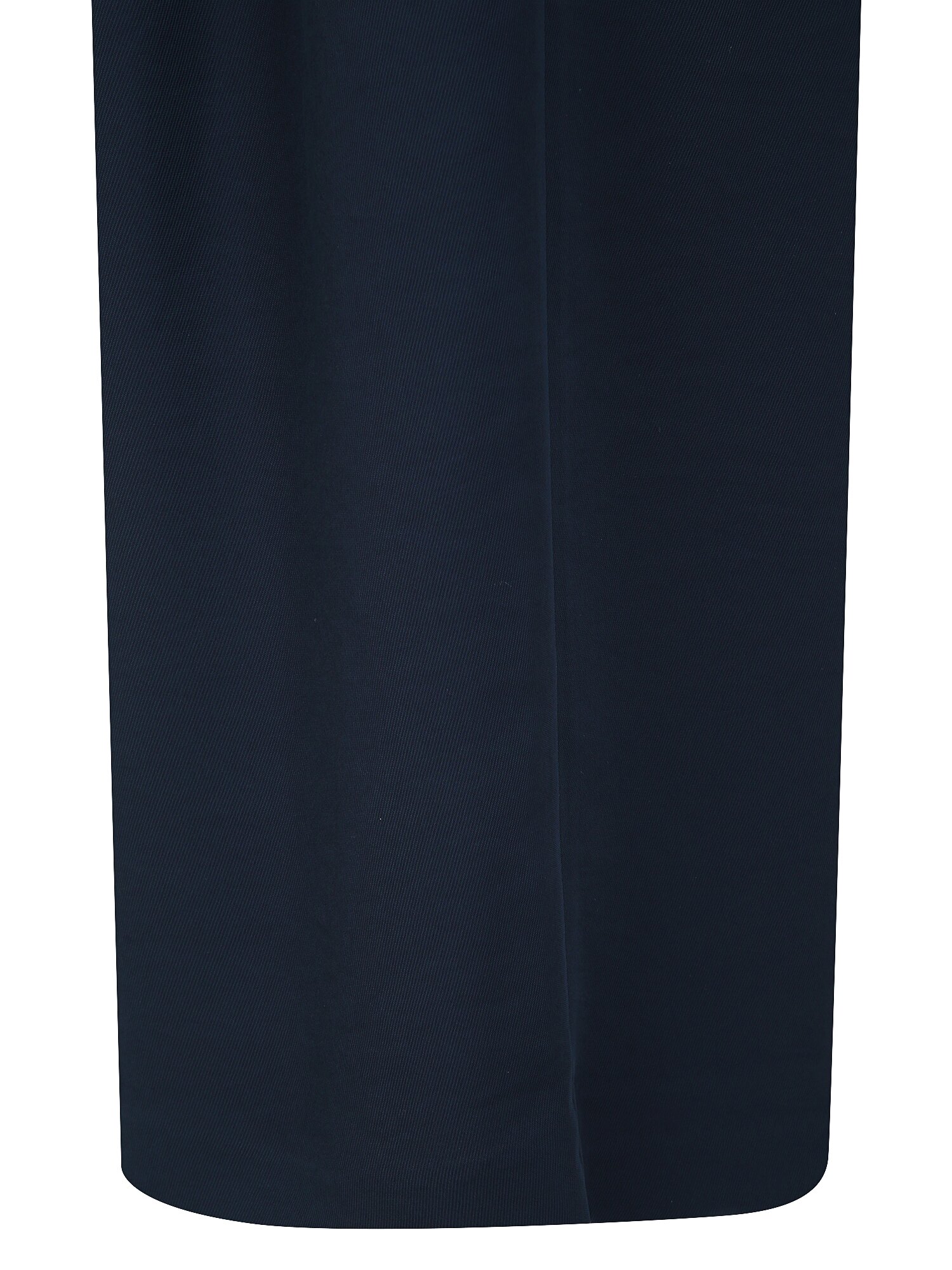 버튼 장식 백 밴딩 와이드 팬츠 (NAVY)