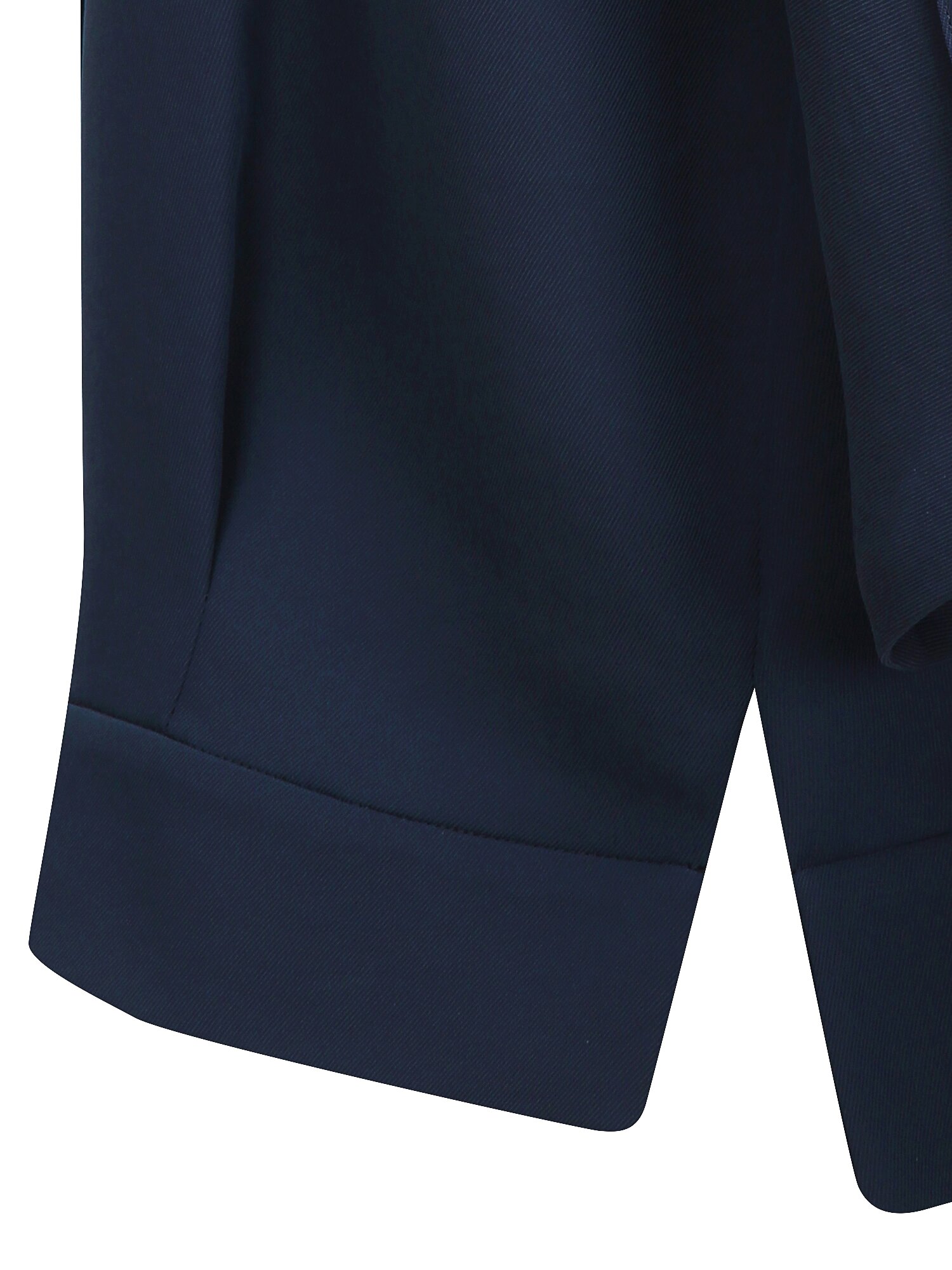 슬리브 버튼 블루종 블라우스 (NAVY)