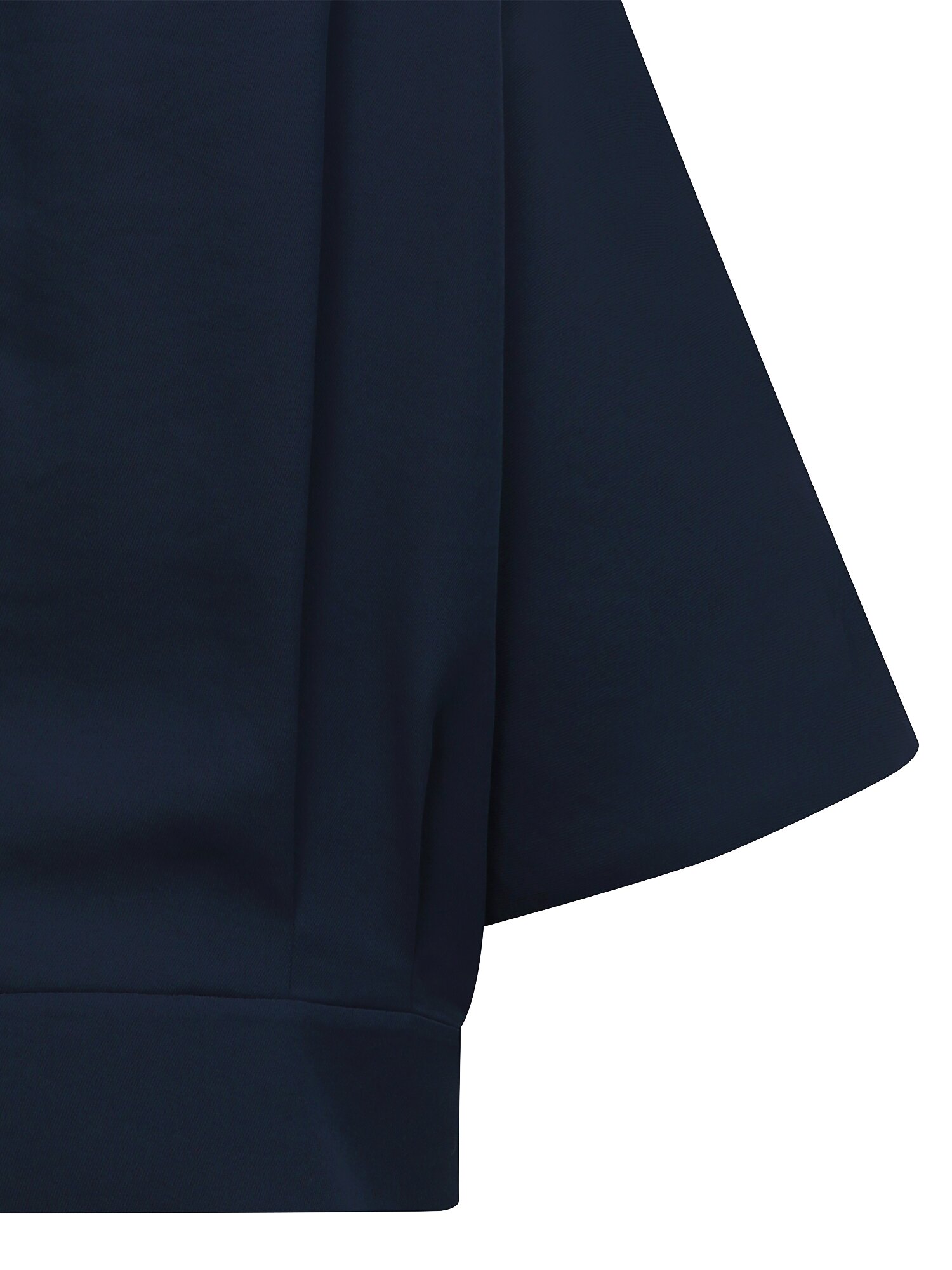 슬리브 버튼 블루종 블라우스 (NAVY)