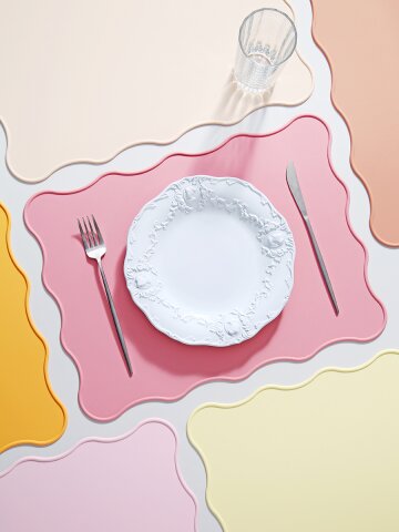 마리포사 로코코 실리콘 식탁 매트 테이블 방수 패드 15colors