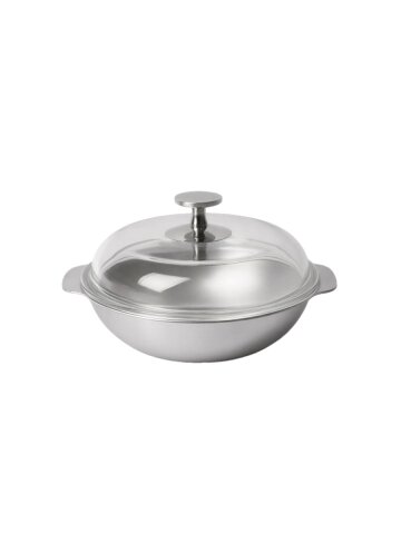 델라고 무연마 통5중 스텐 쿠커 18cm 뚝배기 인덕션용 전골 양수 냄비