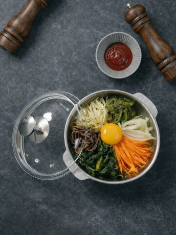 델라고 무연마 통5중 스텐 쿠커 24cm 인덕션 뚝배기 샤브샤브 냄비