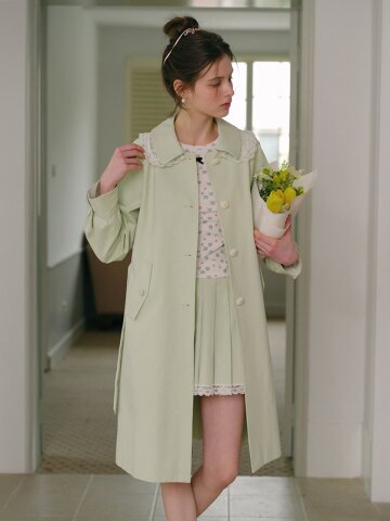 Cest_Pastoral belted trench coat