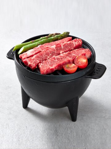 무쇠주물 일본식 미니화로 구이 가정용 캠핑그릴 숯불화로