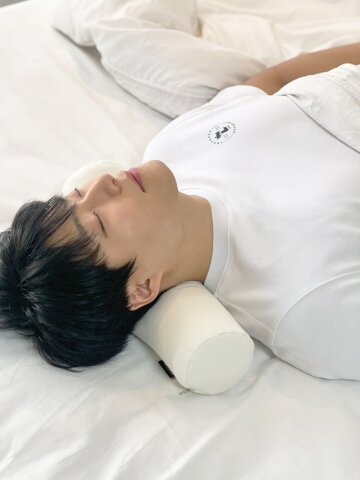 천연 라텍스 거북목 전용 원통형 경추베개 베개커버