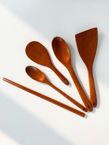 옻칠 우드 조리도구 자취생 신혼부부 스푼 뒤집개 시리즈