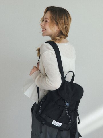 트루비 미니 럭색 백팩 (블랙)