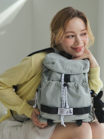 트루비 미니 럭색 백팩 (민트그레이)