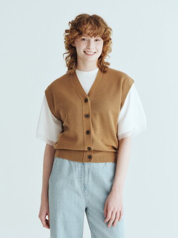 코크 니트 베스트 (UFLKVE161N)