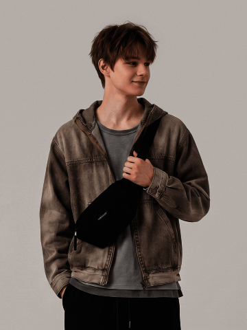 트레블 웨이스트백 (블랙)