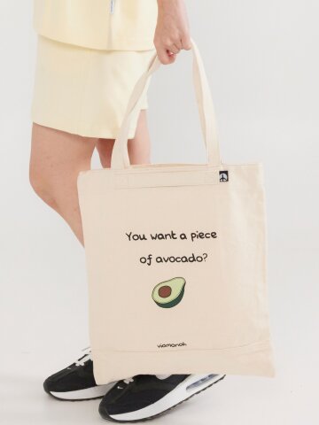 플레이풀 캔버스 에코백 (샌드)