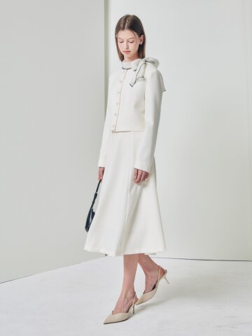 페미닌 플레어 스커트 