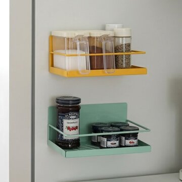 HICKIES 냉장고 세탁기 사무실 파티션 현관문 12cm틈새 자석 메탈선반 MG1