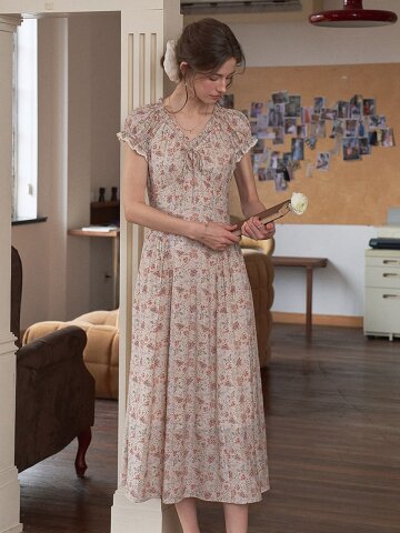 SR_Rose floral dress