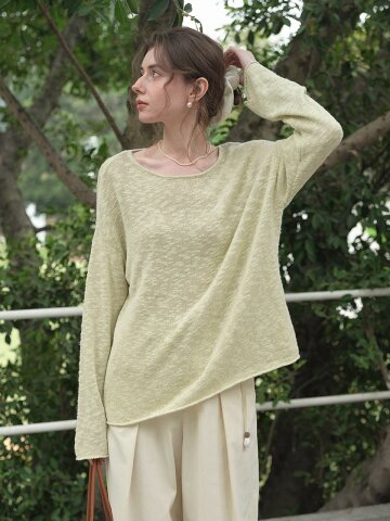 SR_Texture cotton knit_2color