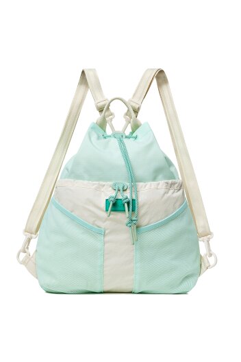 [UNISEX] 트래블 멀티 펑션 립스탑 패커블 백팩 - 화이트윌로우/글로우라군 UBB7125NRSWLG