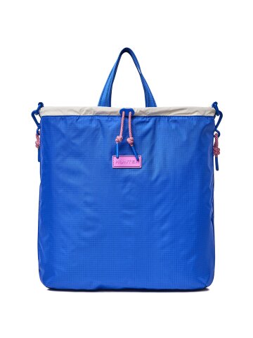 [UNISEX] 트래블 멀티 펑션 립스탑 패커블 토트백 - 크루즈블루/화이트 UBT7126NRSCWF