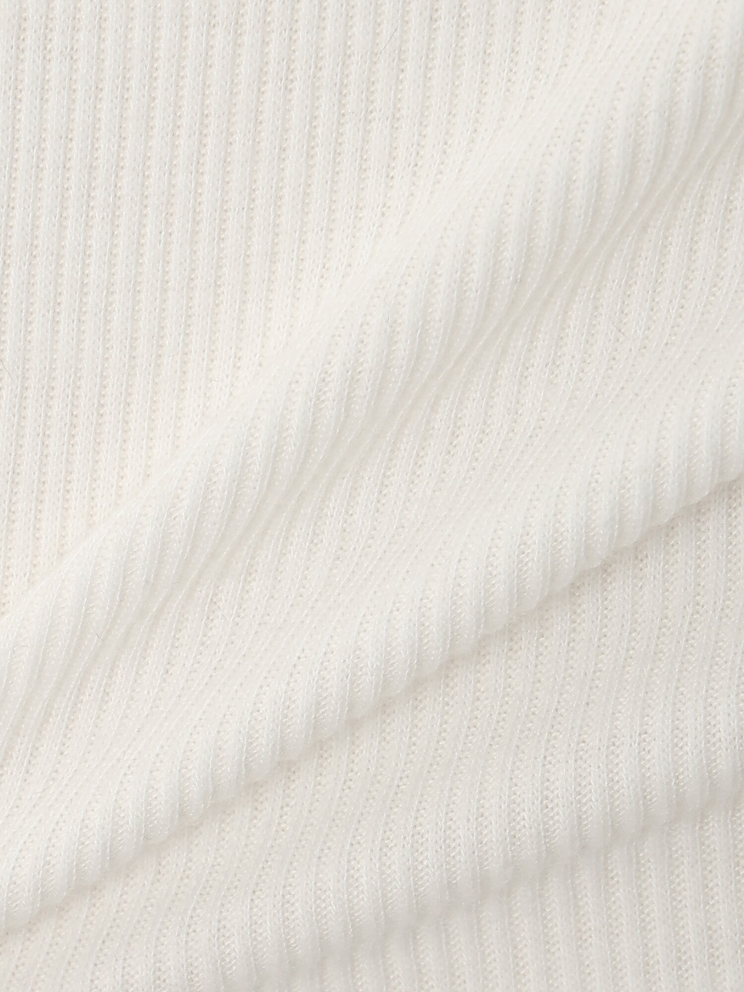 스퀘어넥 링거 티셔츠 (IVORY)