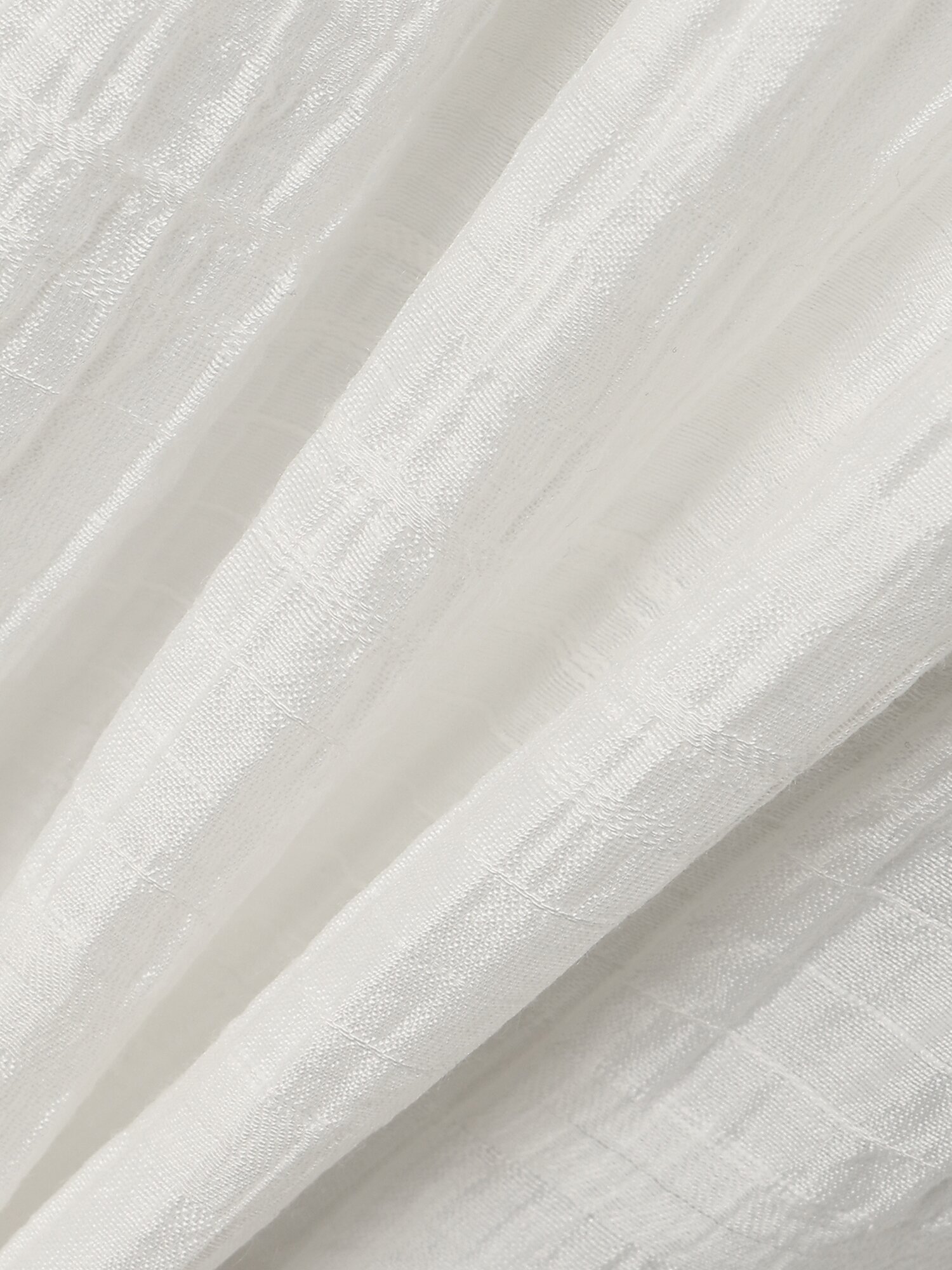 셔링 밴딩 플레어 스커트 (WHITE)