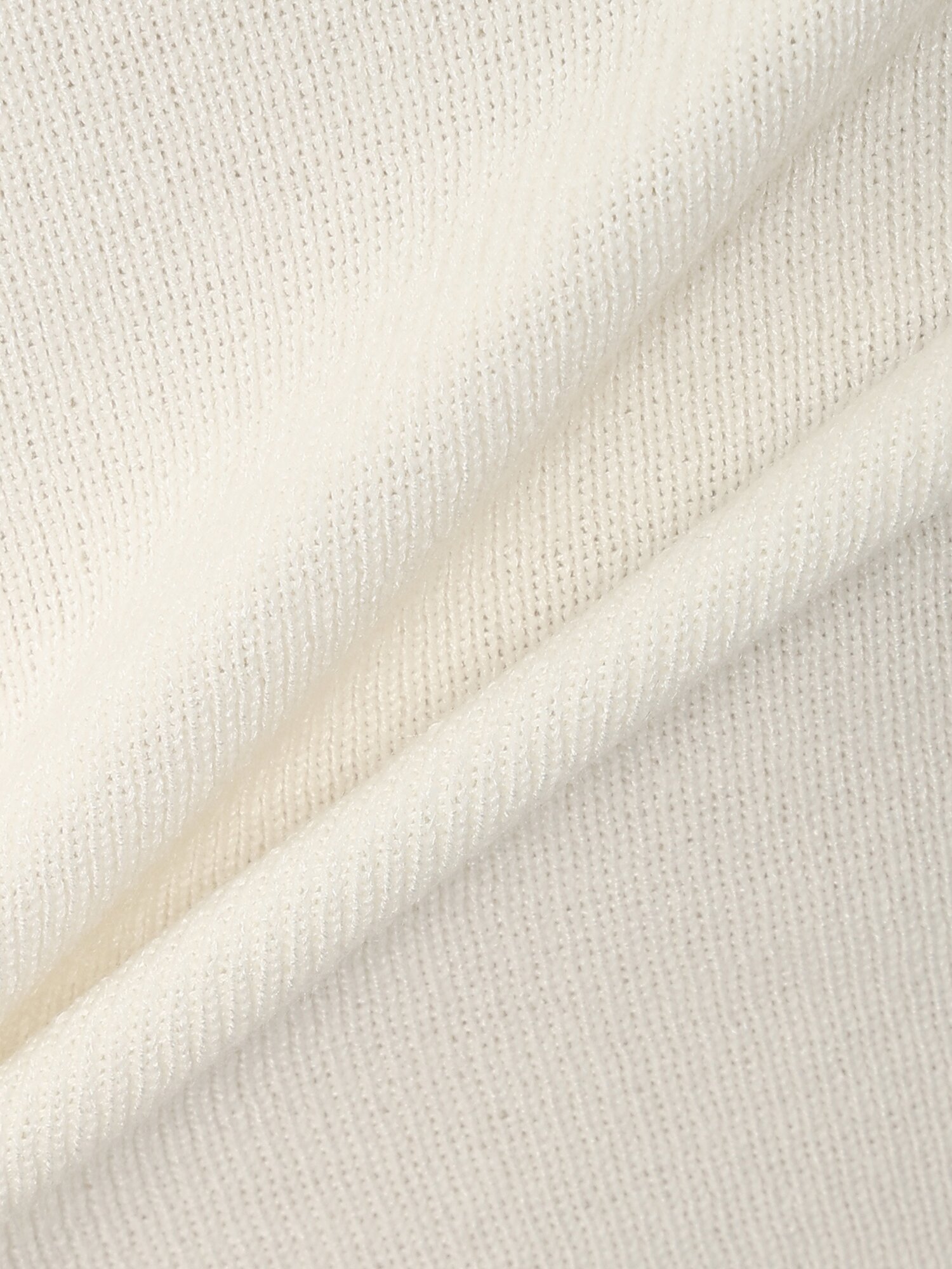 스퀘어넥 슬리브리스 니트 (IVORY)