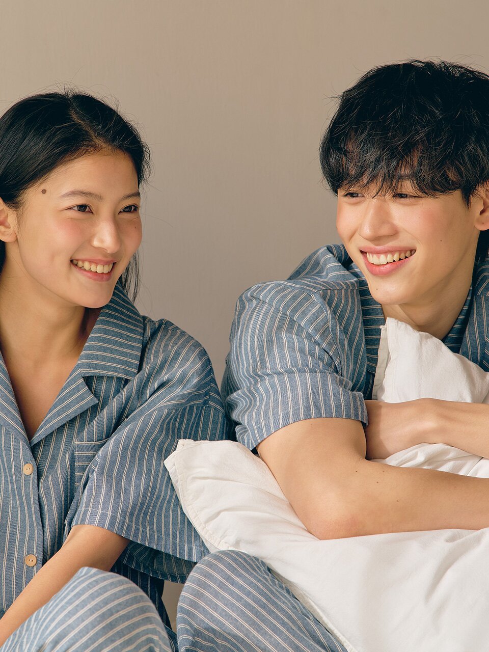 시오 반팔 남성페어 블루 (21수)